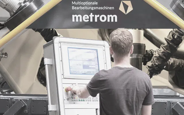 Steuerung und Bedienung der Pentapod 5-Achs-CNC-Maschine