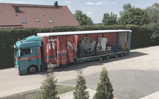 Maschinentransport per Lkw